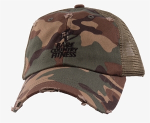 Distressed Camo Bcf Snapback Trucker Hat - Trucker Hat #971582