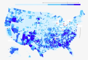 In An Improving Economy, Places In Distress - Choropleth Map Recycling #971636