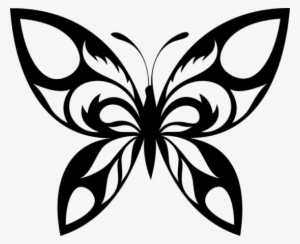 Tribal Butterfly Silhouette - Silhouettes Butterfly #971660