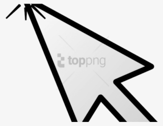Mouse Cursor Click Clipart Gif - Black And White Clipart Of Mouse Pointer #971777