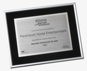 Certifiqually Brindes Especiais - Placa De Homenagem Com Moldura #971824