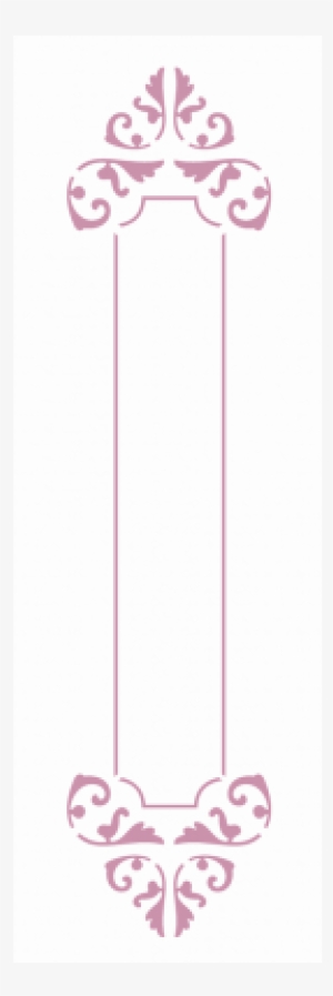 Stencil Moldura Bastão - Stencil #971830