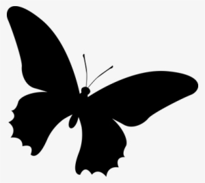 Silhouette, Butterfly, Insect - Siluetas De Insectos #971983