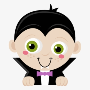 Peeking Vampire Svg Scrapbook Title Svg Cutting Files - Cute Halloween Clipart #972068