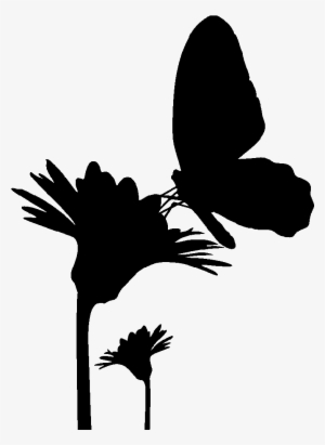 Butterfly Silhouette Drawing - Butterfly Silhouette #972261