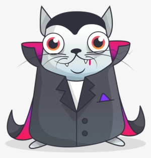 Cryptokitty Dracula Vampire Png - Fancy Cryptokitties #972654