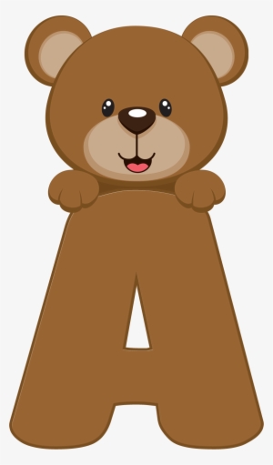 Alfabeto - Ursinho 6 - Png - Letras - Miúsculas - Download - Baby Shower Bear #973049