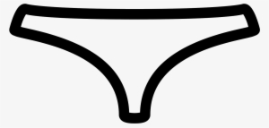 Png 50 Px - Black And White Thong Clipart #973375