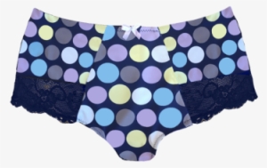 Navy Print Colour Spot Brief - Color #973441