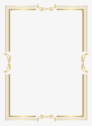 Gold Borders PNG, Transparent Gold Borders PNG Image Free Download - PNGkey