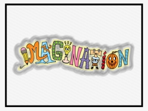 Hello I Just Tried To Play With ' Imagination ' Word - Dribbble #973656
