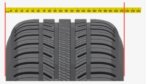 This Physical Width Of The Tire Can Change If The Tire - Section Width Of A Tire #974673