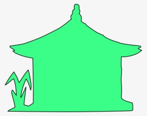 How To Set Use House With Plants Outline Clipart #975063