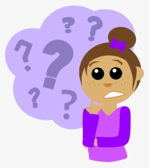 28 Collection Of Woman Thinking Clipart Png - Ask Question Clipart #975331