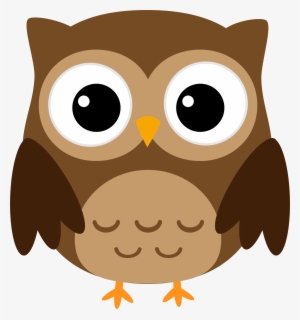 Clip Black And White Cute Owl Halloween Clipart - Clip Art Brown Owl #975954
