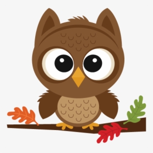 Fall Owl Scrapbook Cut File Cute Clipart Files For - Fall Owl #976207