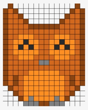 Cute Owl Perler Bead Pattern / Bead Sprite - Animals Perler Beads Cute #976382