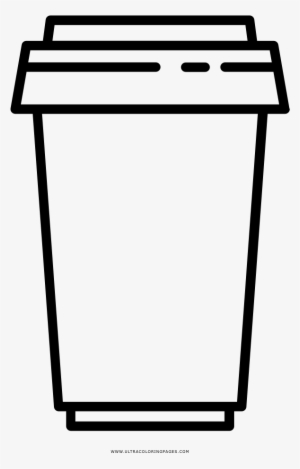 Dibujo De Taza De Café Para Llevar Para Colorear - Gift Box Draw Simple #976845