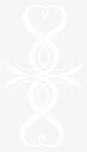 How To Set Use Heart Flourish White Clipart #977442