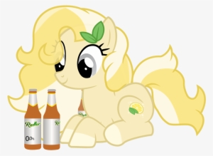 Blue Vector, Beer, Bottle, Female, Non Alcoholic Beer, - Cartoon #977533