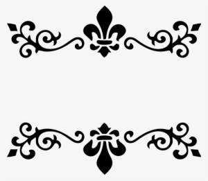 Decorative, Ornamental, Floral, Flourish, Abstract, - Floral Decorative Png #977669