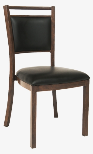 Carlson Metal Wood Grain Chair Upholstered Seat And - Chair #977695