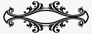 Clip Freeuse Flourish Frame Aggrandized Big Image Png - Decorative Ornamental Border Design #977697