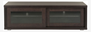 Tv Cabinet In Dark Brown And Wood Grain Finish - Furniture #977732