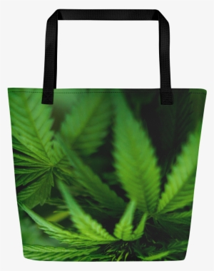 Pot Cannabis All Over Print Beach Bag - Tote Bag #977983