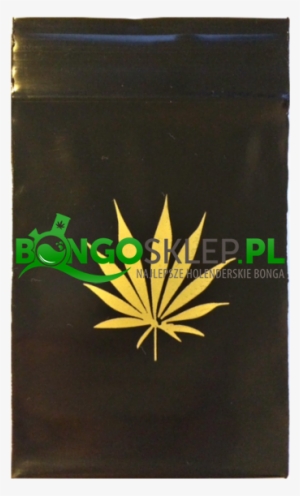 Weed Zip Lock Bags Black 100 Pcs - Capsule #978076