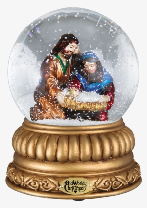 Holy Family Old World Christmas Snow Globe 54000 #978287