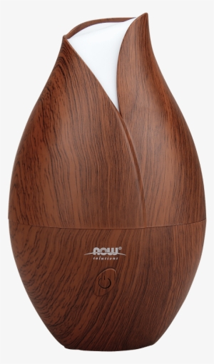 Ultrasonic Faux Wood Grain Diffuser - Now Foods - Faux Wooden Ultrasonic Oil Diffuser #978617