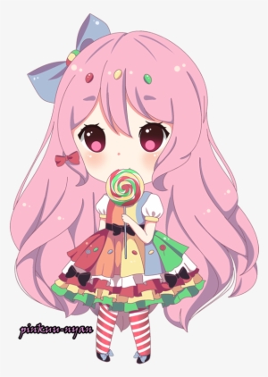 Lollipop - Anime Lollipop Girl Chibi #979411
