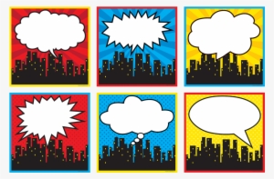 Superhero Cityscape Large Accents #979464