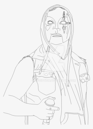 28 Collection Of Hollywood Undead Danny Drawing - Line Art #979720
