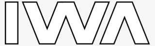 Iwa Logo 2017 White With Lines - Illustration #9702101