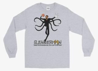 Slender Man Ingram Long Sleeve T-shirt - Shot Put And Discus Shirts #9702761