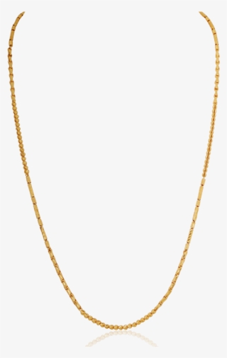 Golden Radiant Heart Chain - Necklace #9703192
