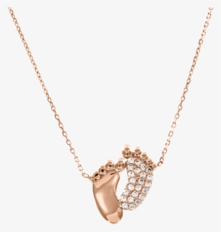 Chain With Pendant In Red Gold Of 585 Assay Value With - Pendant #9703614