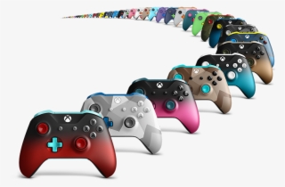 Banner Transparent Stock Design Lab Curved Row Of Controllers - Xbox One S Accessories #9703801