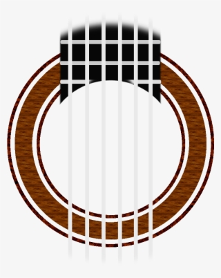 Classical Guitar Rosette Simple - Guitar Sound Hole Png #9704329