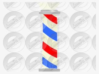 Barber Pole Clipart - Circle #9704599