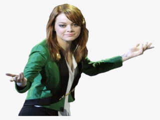 Sticker Other Bebunw Emma Stone Rousse Hands Down Voila - Girl #9705885