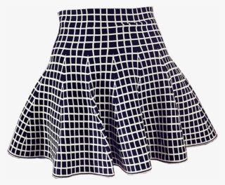 Reversible Grid Skirt - Faldas Vintage Años 50 #9707095