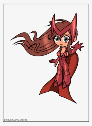 600 X 822 5 - Scarlet Witch Drawing Cartoon #9707133
