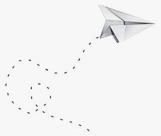 Avion Y Trazo Negro - Line Art #9707717