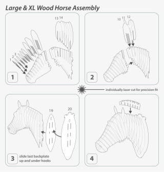 Pippin The Bamboo Horse Head Instructions - Sketch #9707923