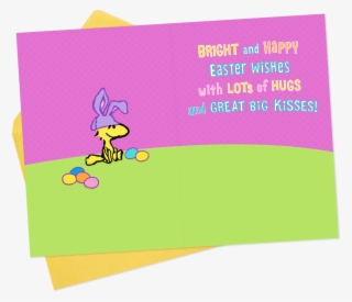 Peanuts® Snoopy And Woodstock Easter Card For Grandma - Cartoon #9707960
