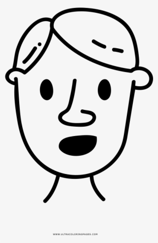 Surprised Boy Coloring Page #9708176