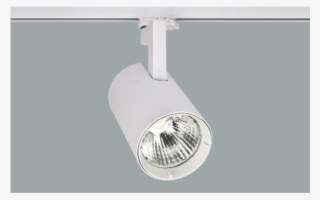 A White Led Spotlights With A Grey Background - Shower Rod #9708898